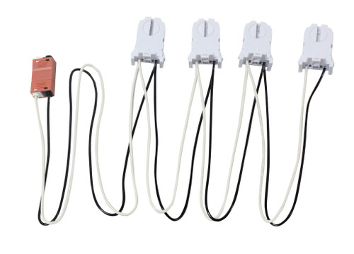 Keystone KT-SOCKET-T8-U-S-1-W Wiring Harness for LED Tubes