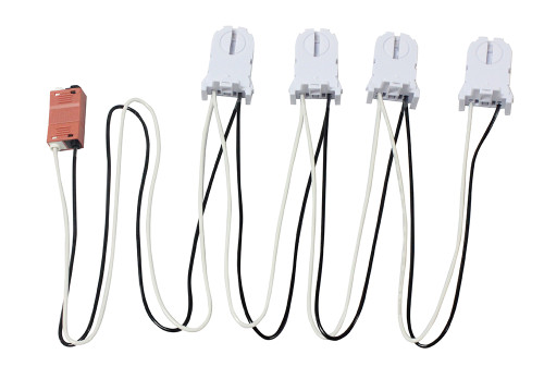 Keystone KT-SOCKET-T8-U-T-4-W Wiring Harness for LED tubes