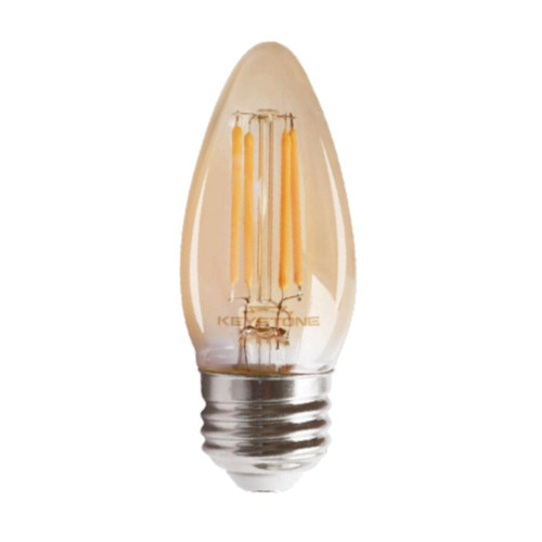 Keystone KT-LED5.5FB11-E26-822-A 5.5W LED B11 Lamp, 2200K, Dimmable, 120V