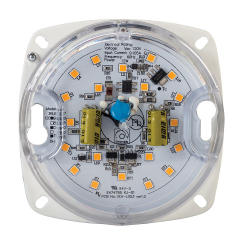 Keystone KT-RKIT8AC-3C-840-FDIM-IP 3 in Circular LED Retrofit Kit, 8W, 4000K, Dimmable, 120V