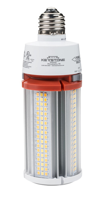 Keystone KT-LED27PSHID-E26-8CSB-D 27/22/18W LED HID Replacement Lamp, 3000/4000/5000K, Dimmable, 120-277V