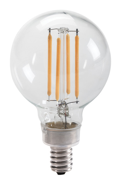 Keystone KT-LED4.5FG16-E12-930-C 4.5W LED G16 Lamp, 3000K, Dimmable, 120V
