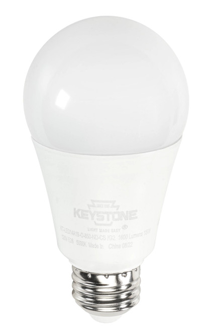 Keystone KT-LED9A19-O-850-ND-CS/G2 9W LED A19 Lamp, 5000K, 120V