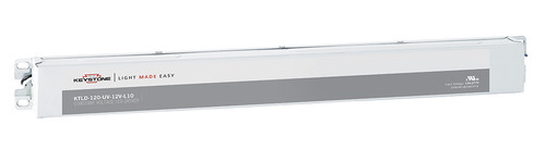 Keystone KTLD-120-UV-12V-L10-DP 120W LED Driver, 5000mA, 12V, 120-277V