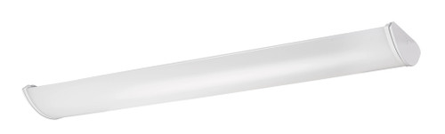 Keystone KT-CWLED44PS-4-8CSA-VDIM 4 ft Linear LED Wrap Fixture, 44/28/18W Selectable, 3500/4000/5000K, Dimmable, 120-277V