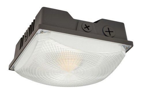 Keystone KT-CLED40-S1-850-VDIM 8 in Square LED Canopy Light, 40W, 5000K, Dimmable, 120-277V