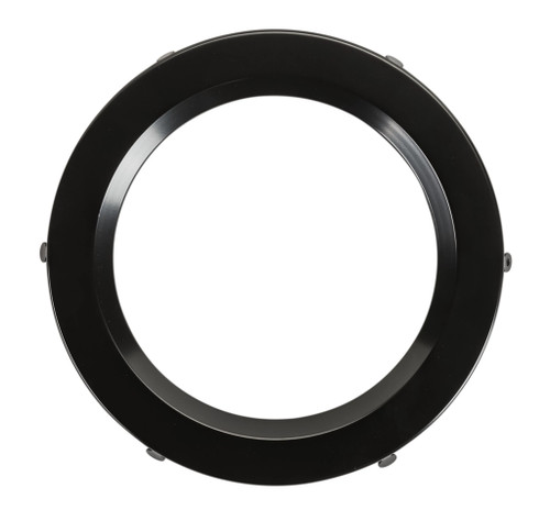 Keystone KT-WDLED-6B-MB-TRIM 6in Interchangeable Trim for 6B Recessed Wafer Downlight, Matte Black