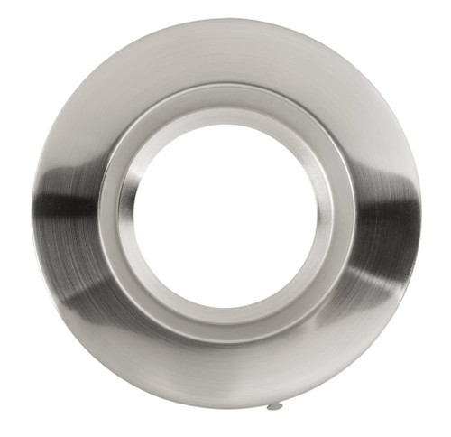 Keystone KT-TRIM-RD-6CB-BN 6 in Interchangeable Trim for Baffled 6in Residential Circular Downlight, Brushed Nickel