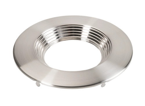 Keystone KT-TRIM-RD-4CB-BN 4In Interchangeable Trim for Baffled 4in Residential Circular Downlight, Brushed Nickel