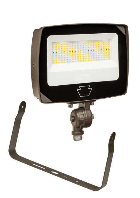 Keystone KT-FLED15PS-R4A-UNV-8CSB-VDIM LED Flood Light, 15/12/9W Selectable, 3000/4000/5000K, Dimmable, 120-277V