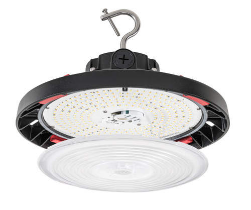 Keystone KT-RHLED240PS-14CD-OSE-8CSB-VDIM-P 14 in Round LED Round UFO High Bay, 240/200/150W Selectable, 3000/4000/5000K, Dimmable, 120-277V