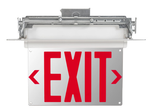 Keystone KT-EX-EL2-WH3RL-UU LED Exit Sign, RedK, 120-277V