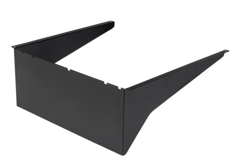 Keystone KT-ALED-GS-L2-KIT-B Reversible glare shield, Black, Used on Series 2 area lights, Large housing