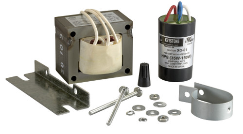 Keystone HPS-70R-1-KIT/A Magnetic High Pressure Sodium Ballast for 1-Lamp 70W HPS, 120V