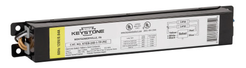 Keystone KTEB-240-1-TP-PIC/B-DP Electronic T12 Ballast for 2-Lamp F34T12, 120V