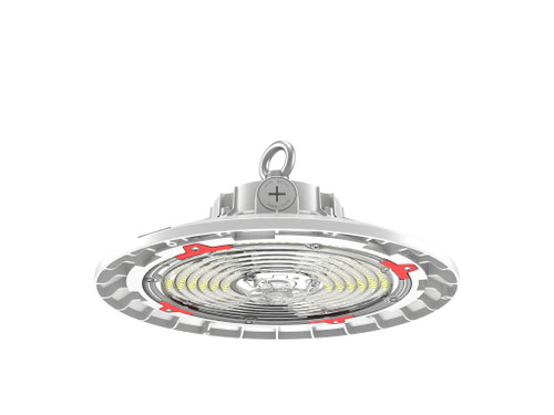 Keystone KT-RHLED100PS-11C-8CSB-VDIM-W/G2 11 in Round LED Round UFO High Bay, 100/70/50W Selectable, 3000/4000/5000K, Dimmable, 120-277V
