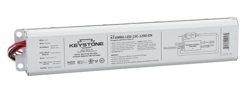 Keystone KT-EMRG-LED-12C-1200-EN-IP LED Emergency Back-Up, One Piece 12W Constant Wattage Design, Approx 1200 Lumens, 120-277V