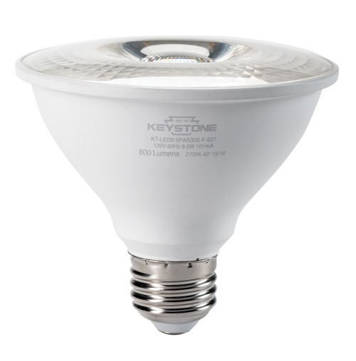 Keystone KT-LED9.5PAR30S-NF-940 LED Lamp, 4000K, Dimmable, 120V