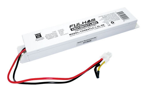 Fulham FHSBATL61.5LSD HotSpot Constant Power Battery, Max Load: 10W for 90 min, for Emergency Lighting