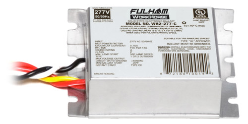 Fulham WH2-277-C Solid State Electronic Ballast 277V 60 Hz, 2 Lamp