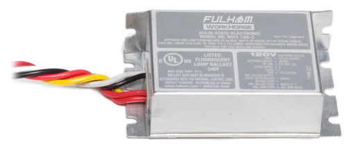 Fulham WH3-120-C Solid State Electronic Ballast 120V 50/60 Hz, 2 Lamp
