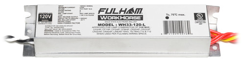 Fulham WH33-120-L Solid State Electronic Ballast 120V 60 Hz, 4 Lamp