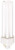 Satco | S8355 | 42W Compact Fluorescent 3500K 82 CRI GX24q-4 4-Pin