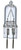 Satco | S3167 | 50W Halogen T4 Clear 2000 hrs 750 Lumens GY6.35 120V