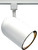 Satco | TH210 | 1 Light R30 Track Head Bullet Cylinder White Finish