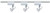 Satco | TH238 | 1 Light MR16 12V Track Head Gimbal Ring White Finish