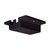 Satco | TP155 | Floating Canopy Black Finish Carded