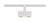Satco | TH487 | LED 24 Watt Track Head Dual Square White 36 deg. Beam Angle