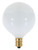 Satco | S3260 | 25W G16 1/2 Incandescent Gloss White 1500 Hrs 175 Lm Candelabra