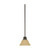 Satco | 60-1277 | Empire Mini Pendant 7" Champagne Linen Glass