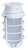 Satco | SF76-618 | 1 Light 11" Industrial Style Surface Frosted Glass White Finish