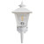 Satco | SF77-897 | 1 Light 17 Coach Lantern Finial Beveled Acrylic Panels White