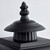 Satco | SF77-896 | 1 Light 17 Coach Lantern Finial Beveled Acrylic Panels Black