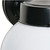 Satco | SF77-992 | 1 Light 6" Outdoor Wall White Glass Black Finish