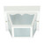 Satco | SF77-835 | 1 Light 8" Carport Flush Mount Frosted Acrylic White Finish