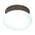 Satco | SF76-600 | 1 Light 8" Flush Mount Small White Mushroom