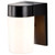 Satco | SF77-137 | 1 Light 8" Utility Wall White Glass Cylinder Black Finish