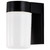 Satco | SF77-137 | 1 Light 8" Utility Wall White Glass Cylinder Black Finish