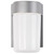 Satco | SF77-136 | 1 Light 8" Utility Wall White Glass Cylinder Satin Aluminum Finish