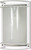 Satco | 60-530 | 1 Light 10 in. Rectangle Bulk Head Die Cast Bulk Head