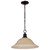 Satco | 60-1276 | 1 Light 16 in. Pendant Champagne Linen Washed Glass