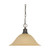Satco | 60-1276 | 1 Light 16 in. Pendant Champagne Linen Washed Glass