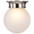 Satco | 60-3249 | 1 Light 6 in. Ceiling Mount Frosted White Glass