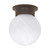 Satco | 60-259 | 1 Light 6 in. Ceiling Mount Alabaster Ball