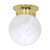 Satco | 60-255 | 1 Light 6 in. Ceiling Mount Alabaster Ball