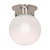 Satco | 60-245 | 1 Light 6 in. Ceiling Mount White Ball